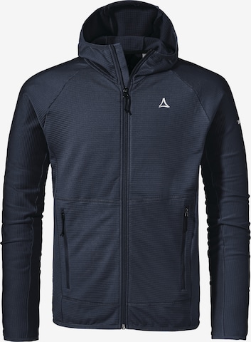 Veste en polaire fonctionnelle 'Cascata' Schöffel en bleu : devant