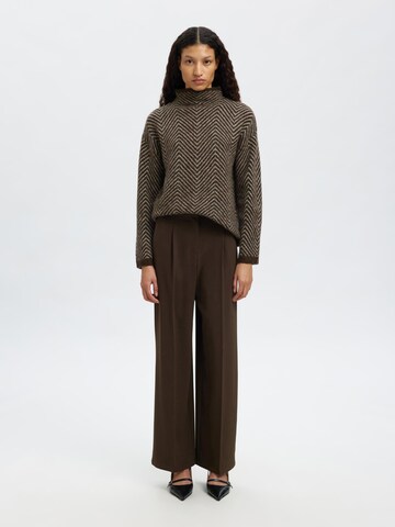 SELECTED Pullover in Braun