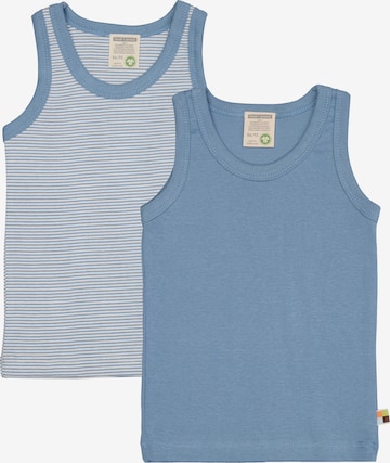 loud + proud Unterhemd in Blau: Vorderseite