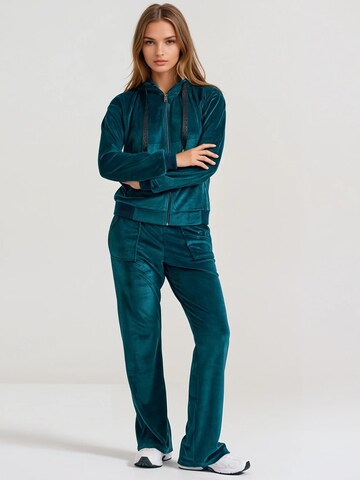 Flared Pantaloni di Funky Buddha in blu