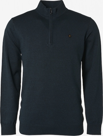 No Excess Sweater in Blue: front