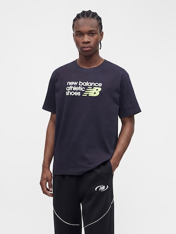 T-Shirt new balance en bleu