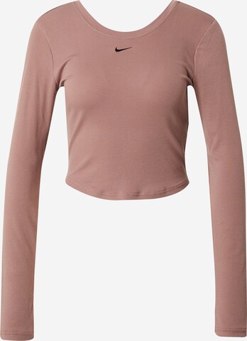 T-shirt Nike Sportswear en rose : devant