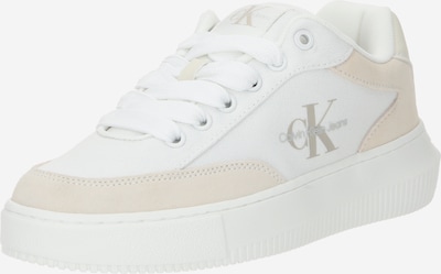 Calvin Klein Jeans Sneaker low 'CHUNKY' i beige / hvid, Produktvisning