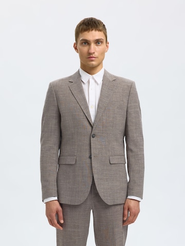 SELECTED Slim fit Pintsak '16087870' w kolorze beżowy