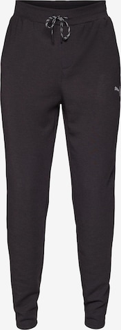 PUMA Tapered Urheiluhousut 'Cloudspun' värissä musta: etupuoli