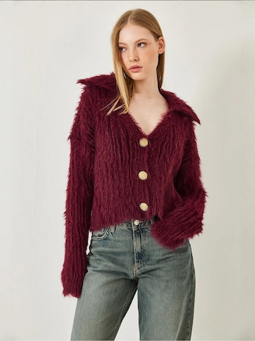 Bianco Lucci - Casaco de malha em vermelho: frente