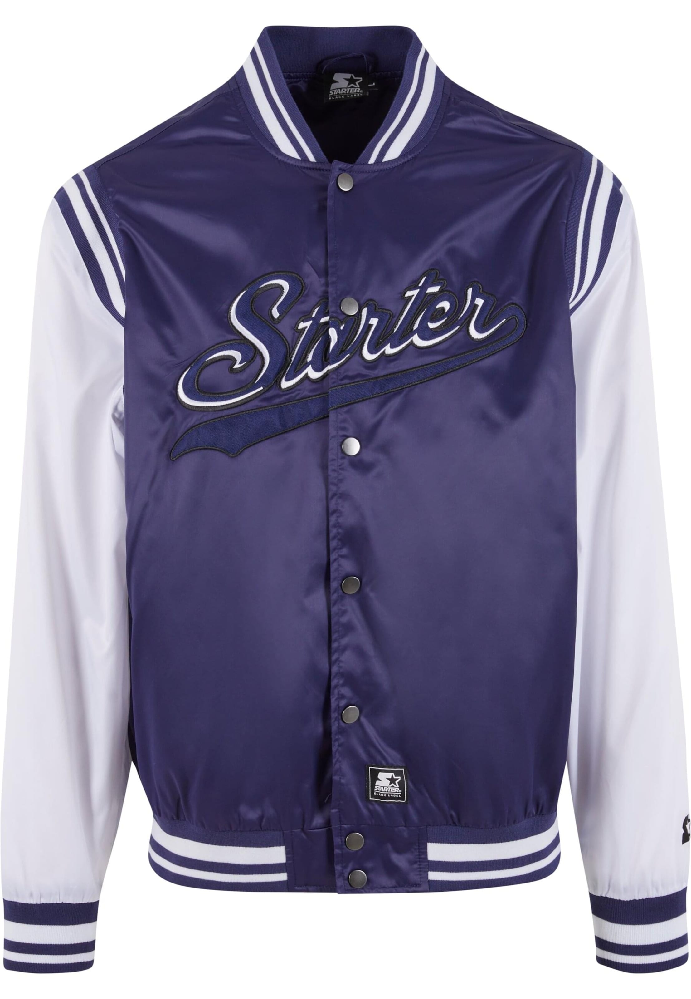 Starter Black Label Between-season jacket in Blue: front