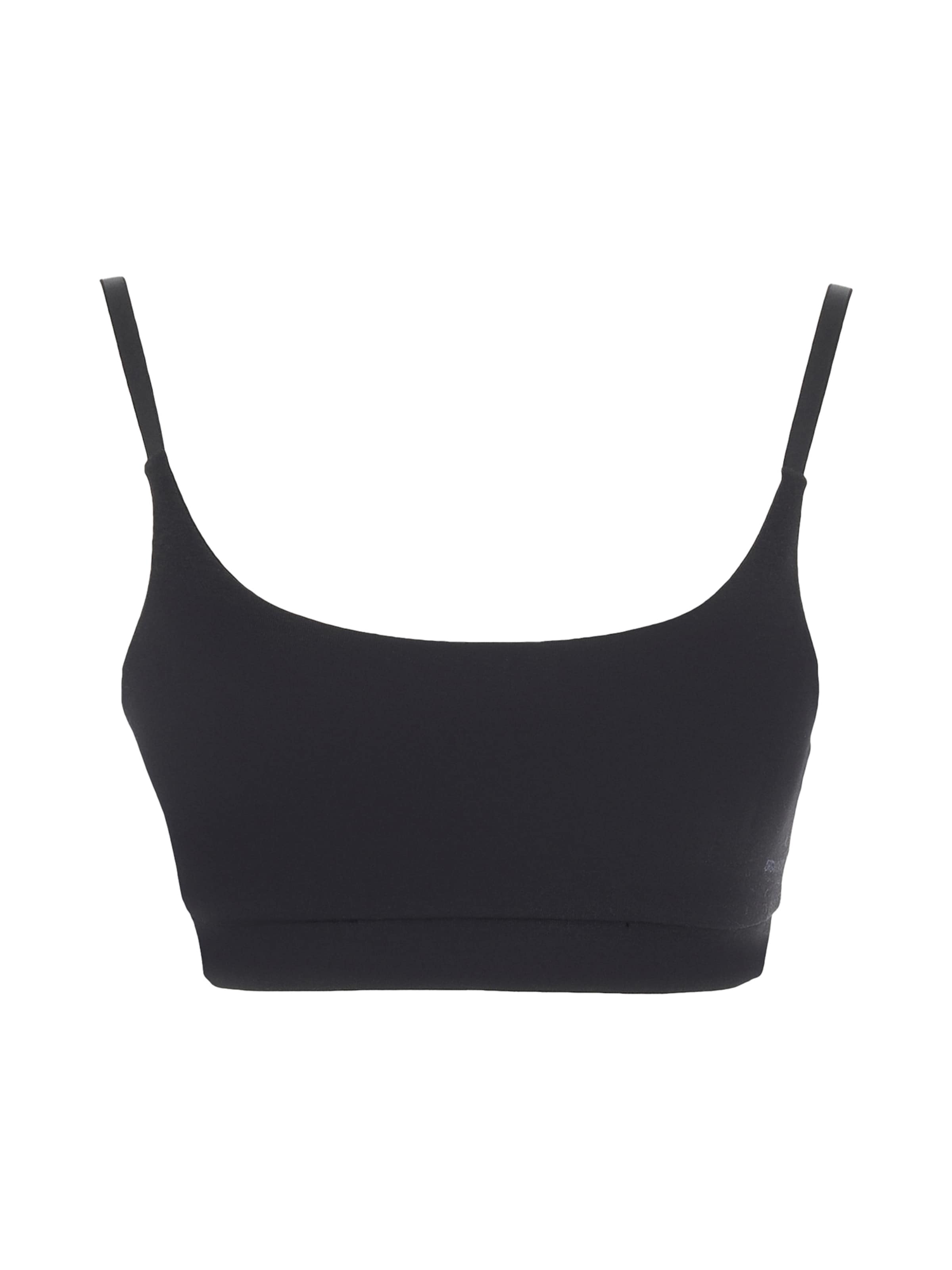 Organication Bra in Black: front