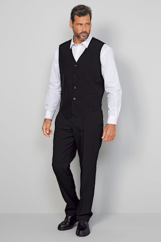 Men Plus Suit Vest in Black