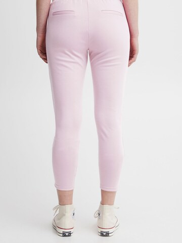 ICHI Slim fit Trousers 'Kate' in Pink