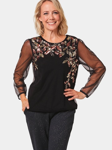 Goldner Blouse in Zwart