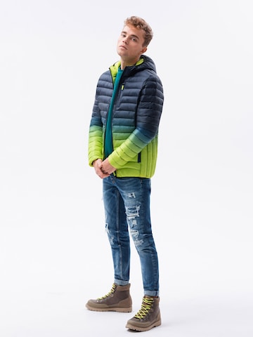 Ombre Between-season jacket 'C319' in Blue