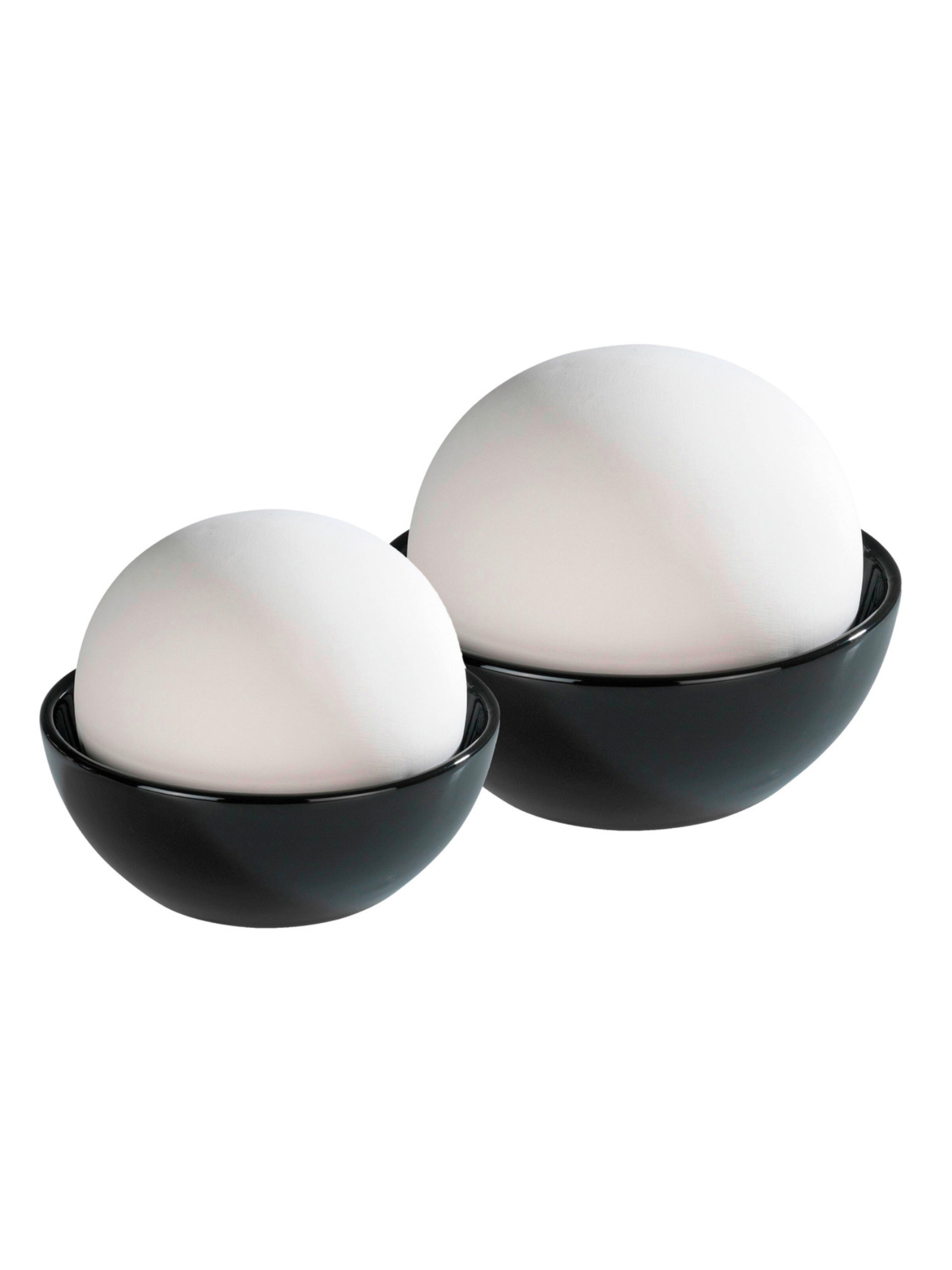 Wenko Luftbefeuchter Set 'Rondo' in Schwarz: Vorderseite