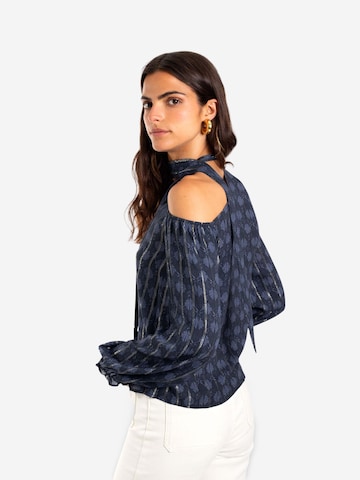 THE-ARE Bluse in Blau