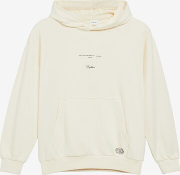 s.Oliver Sweatshirt in Beige: front