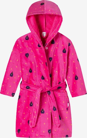 SCHIESSER Bathrobe in Pink: front