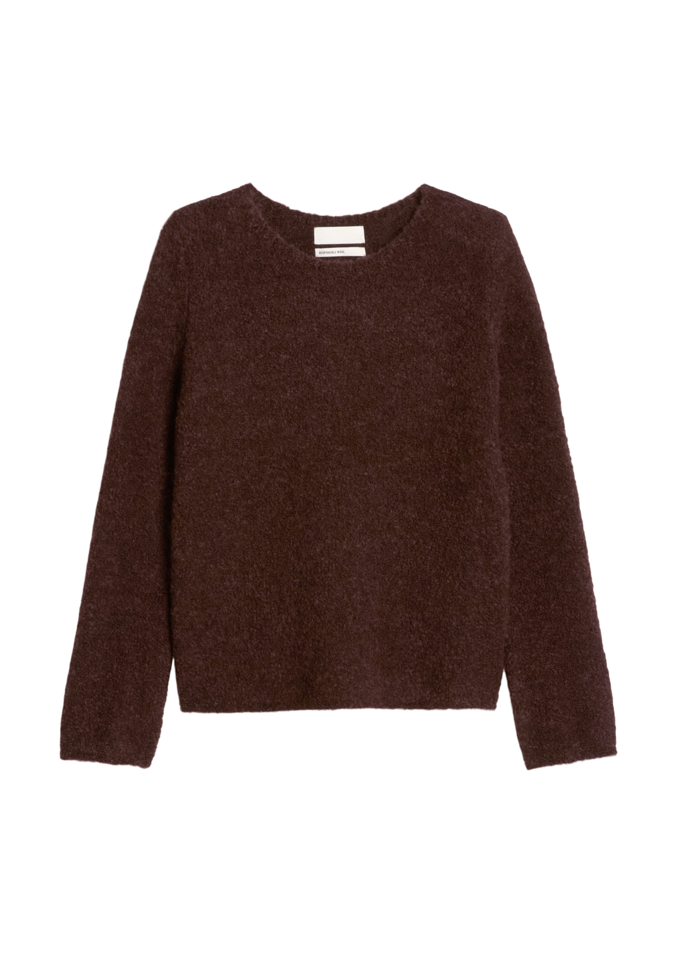 Marc O'Polo Pulover 'Bouclé' | temno rdeča barva, Prikaz izdelka