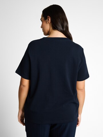 T-shirt Tom Tailor Women + en bleu