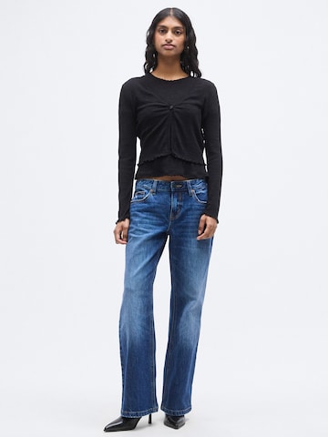 Vero Moda Petite Wide Leg Jeans 'VMASTA' in Blau