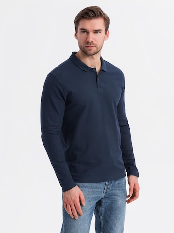 Ombre Shirt in Blue: front