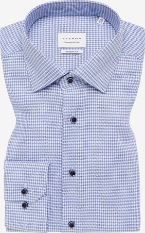 ETERNA Regular fit Button Up Shirt in Blue