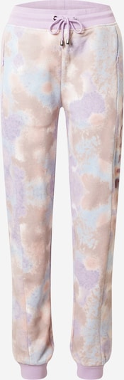 Cecilie Copenhagen Pantalon 'Ramone' en beige / azur / violet / blanc, Vue avec produit