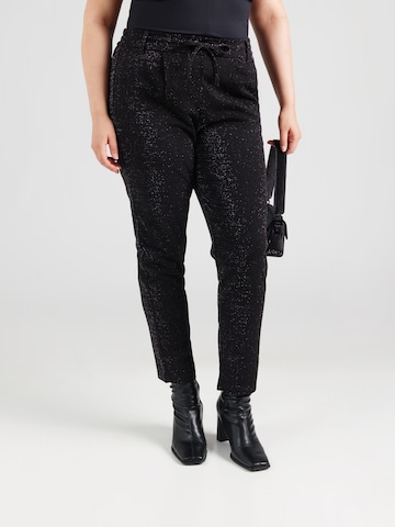 Regular Pantaloni 'CARPoptrash-Alya' de la ONLY Carmakoma pe negru: față