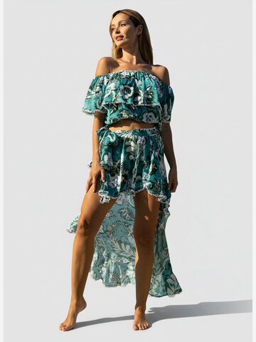 Haut Miss June en bleu