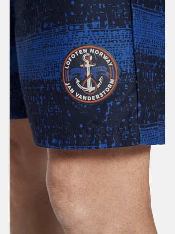 Jan Vanderstorm Board Shorts ' Semion ' in Blue