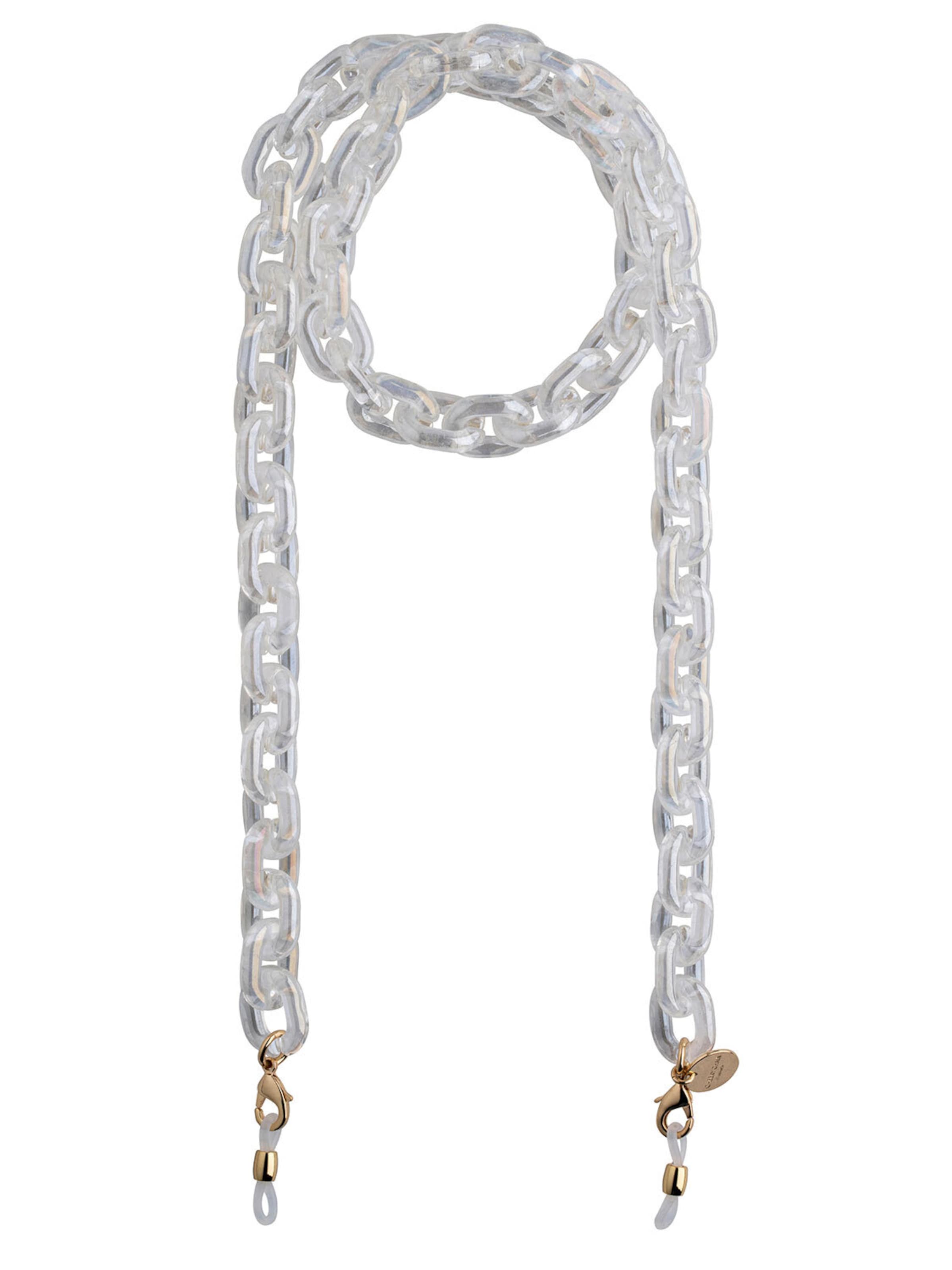 Cheeky Chain Munich Brillenkette 'Tokio' in Transparent: Vorderseite