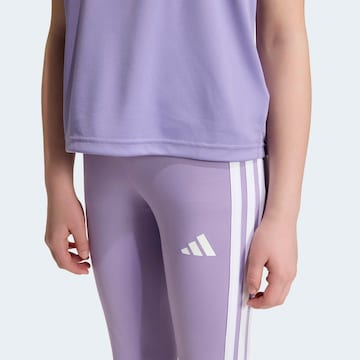 ADIDAS SPORTSWEAR Slimfit Παντελόνι φόρμας 'Train Essentials' σε λιλά