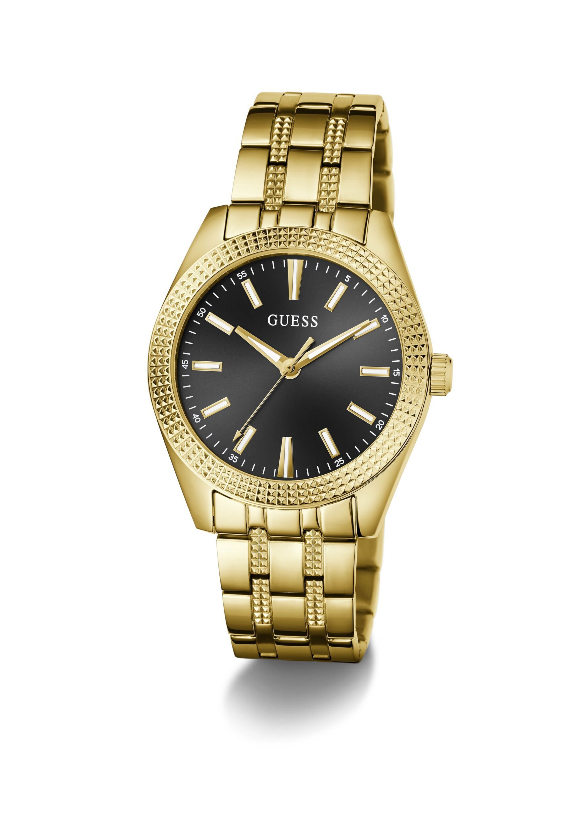 GUESS Analoog horloge ' PERCY ' in Goud