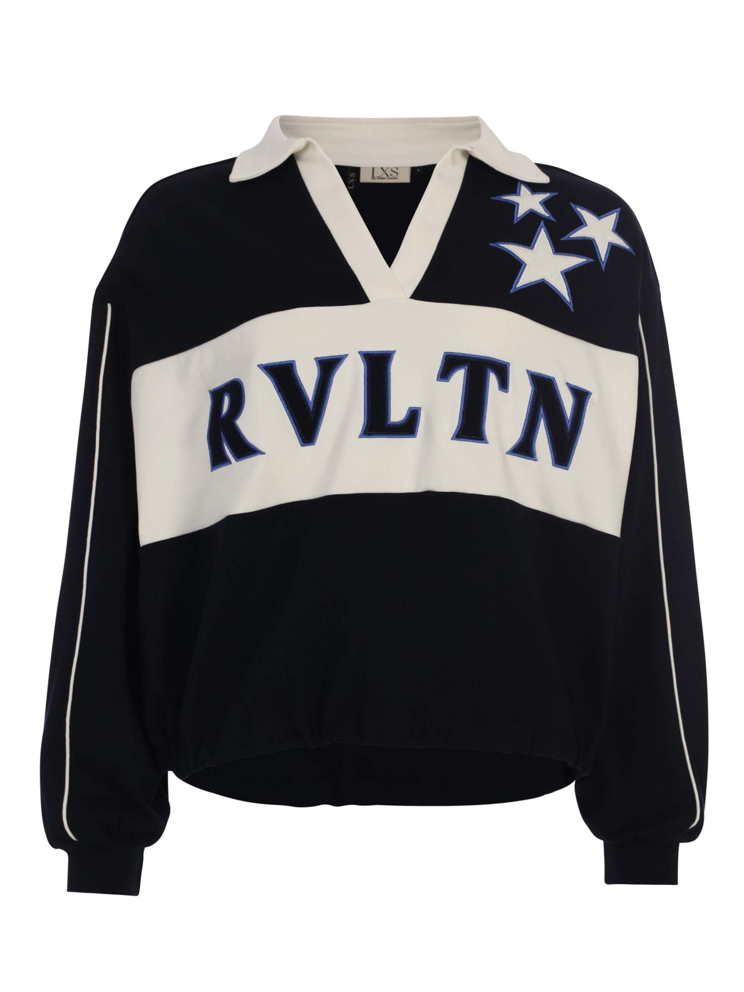 Sweat-shirt Looxs Revolution en bleu : devant