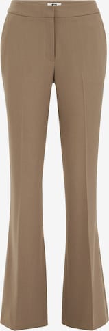 pilka WE Fashion Kliošinis Kelnės su kantu: priekis