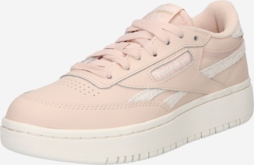 Reebok - Zapatillas deportivas bajas en beige: frente