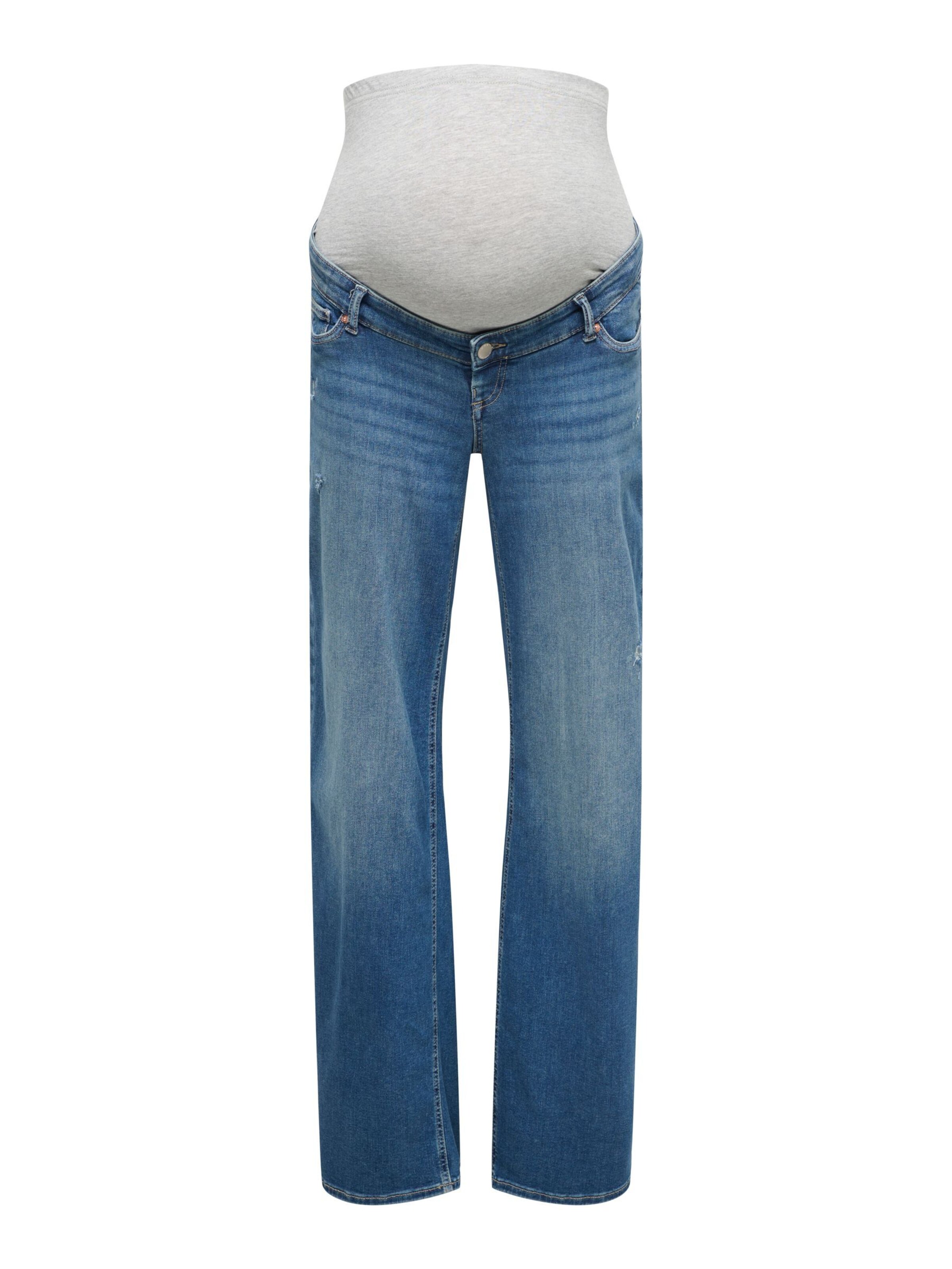 Wide leg Jeans 'OLMBlush' di Only Maternity in blu