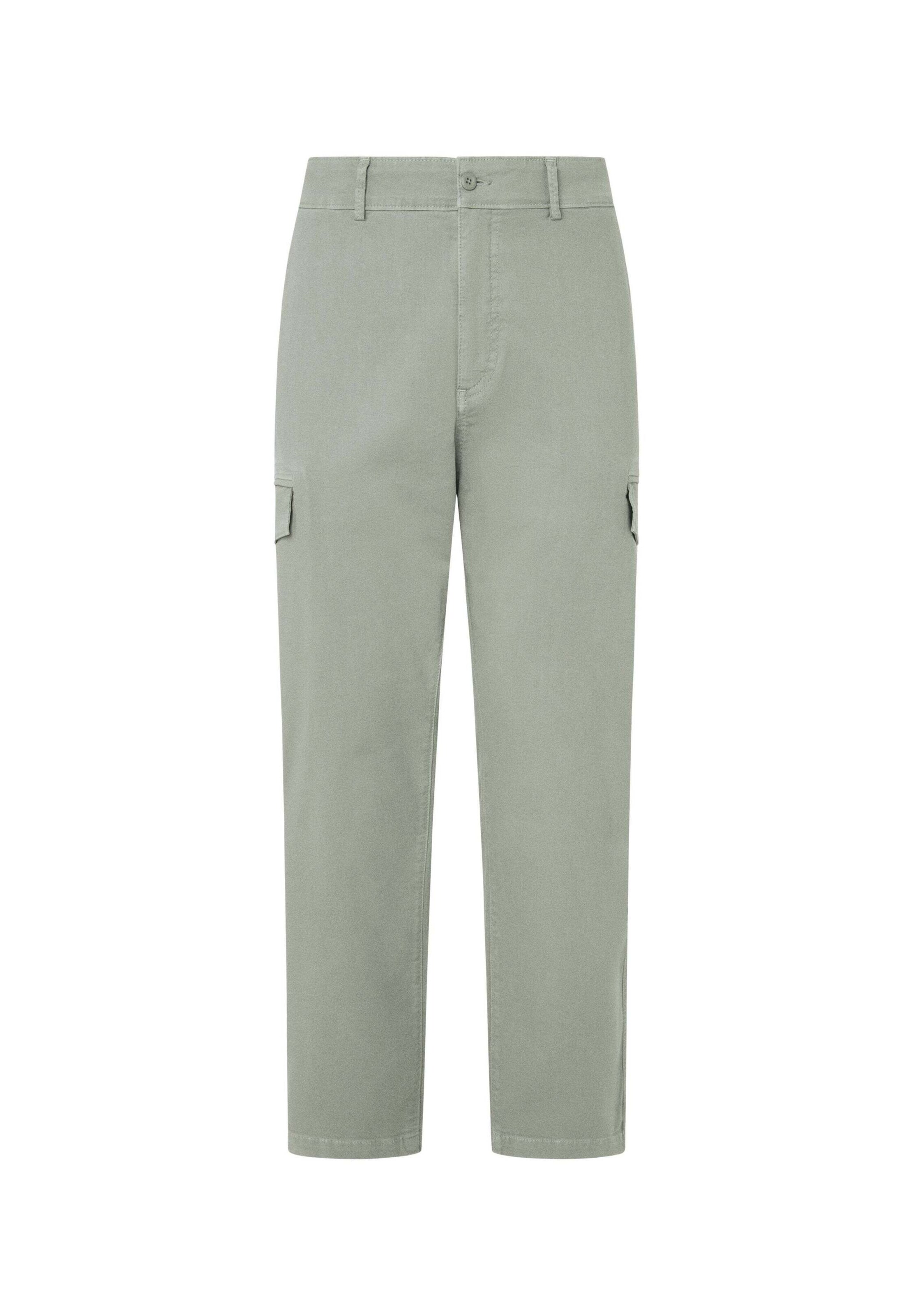 Pepe Jeans Regular Cargobroek in Groen: voorkant