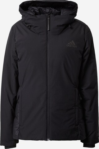 ADIDAS SPORTSWEAR Athletic Jacket 'Traveer' in Black: front