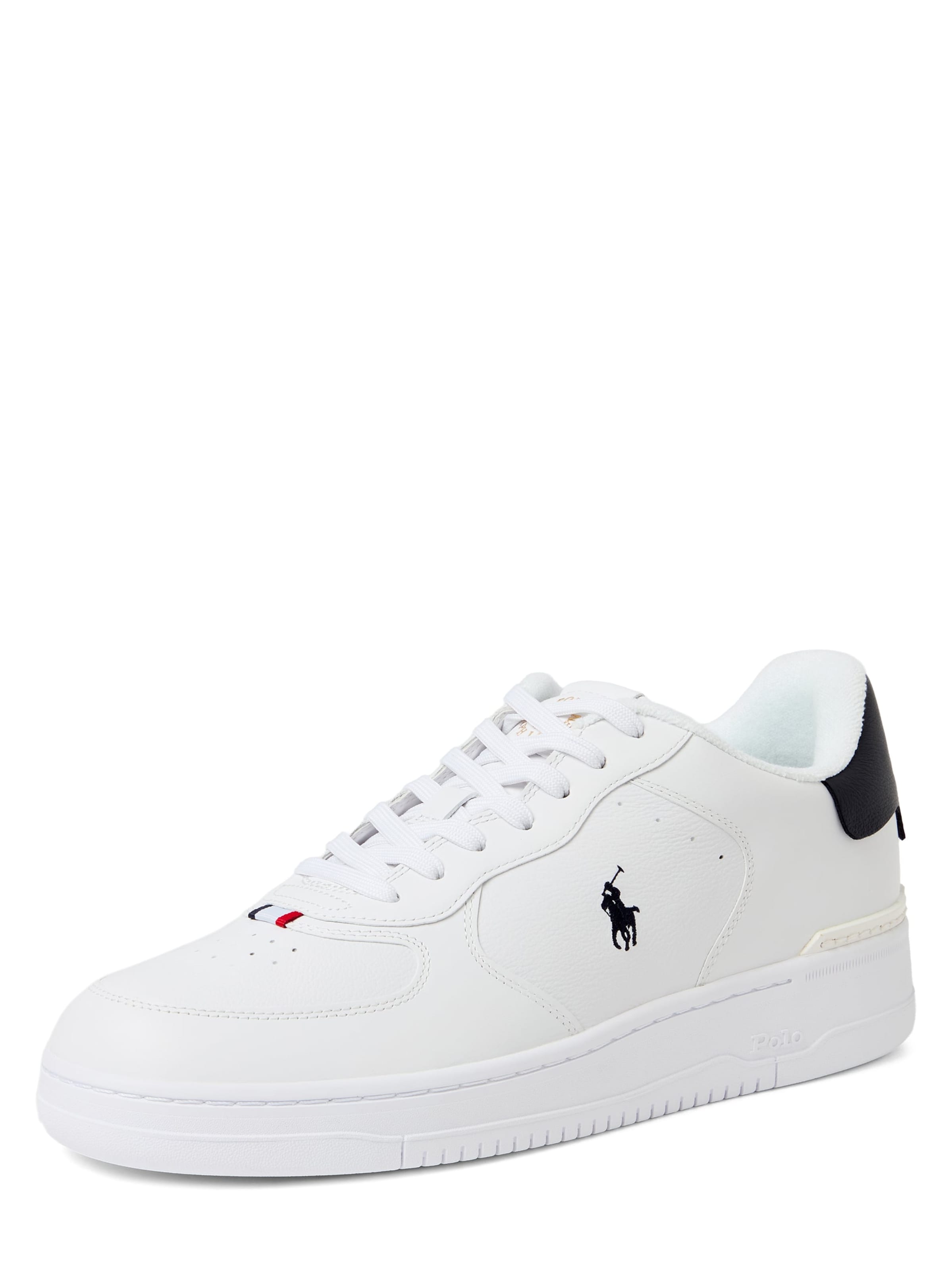 Polo Ralph Lauren Baskets basses ' Masters Court ' en blanc, Vue avec produit