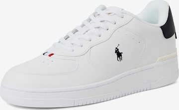 Baskets basses 'Masters Court' Polo Ralph Lauren en blanc : devant