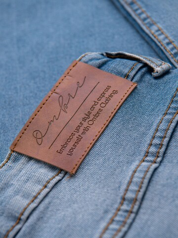 Ombre Regular Jeans in Blauw