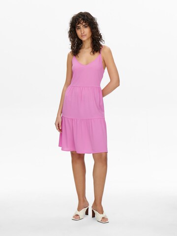 JDY Summer Dress 'Piper' in Pink