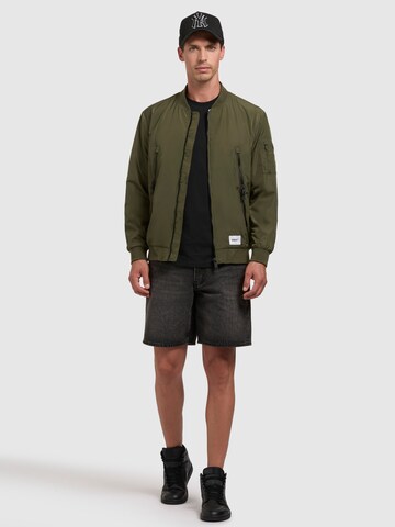 Veste mi-saison 'LISTENER' khujo en vert