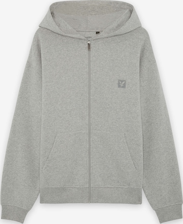 Lyle & Scott Sweatvest in Grijs: voorkant