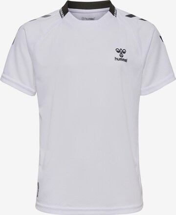 T-Shirt fonctionnel Hummel en blanc : devant