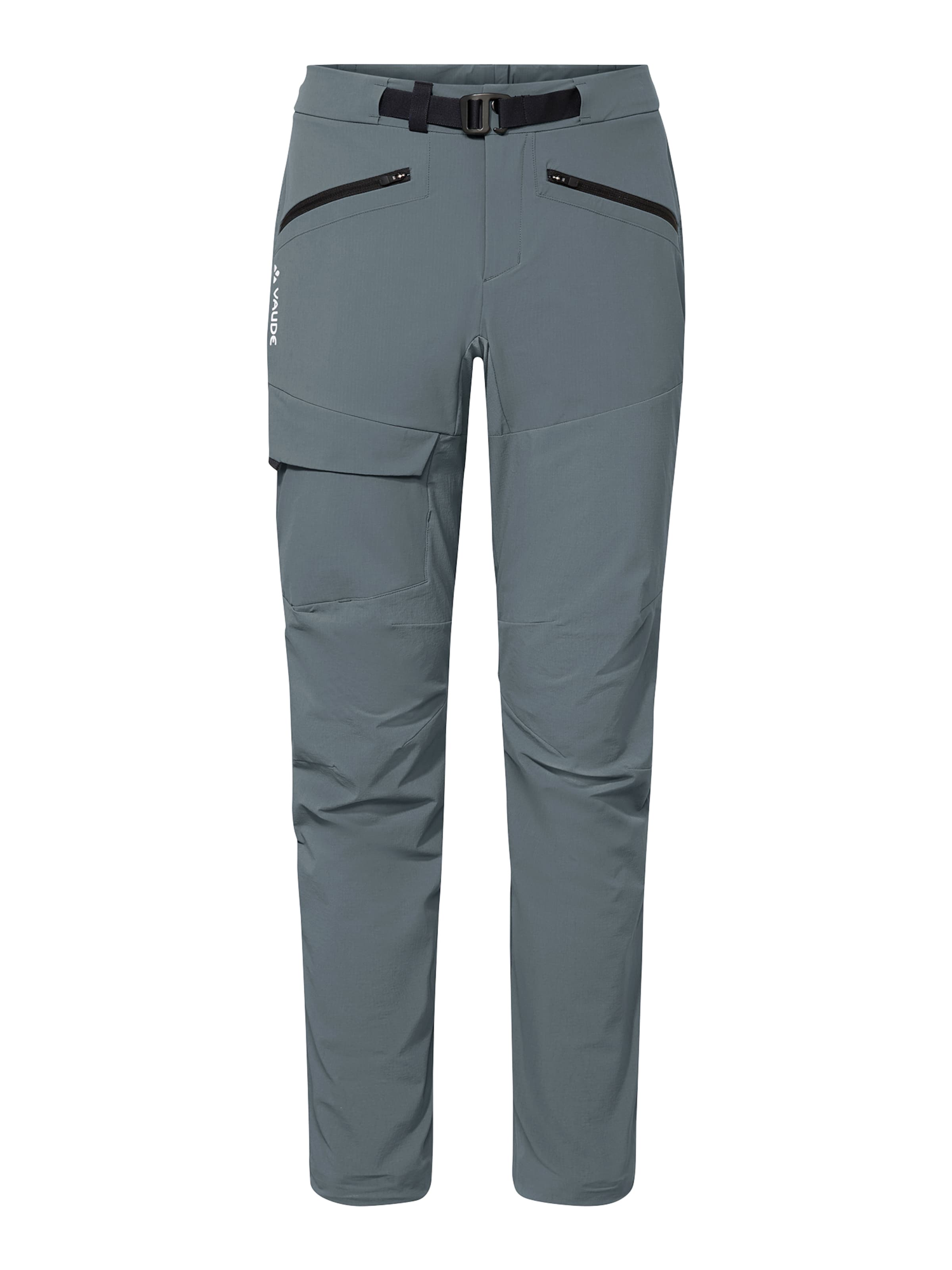 VAUDE Outdoor trousers 'Croz III' in Basalt grey / Black, Item view