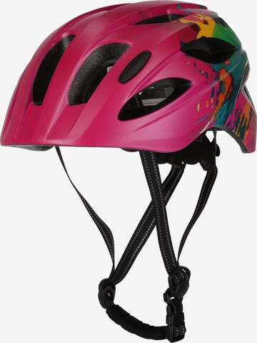 Crazy Safety Fahrradhelm in Pink: Vorderseite