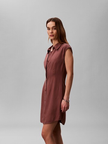 Robe-chemise Calvin Klein en marron