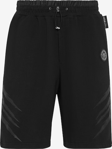Plein Sport - Regular Calças de desporto em preto: frente